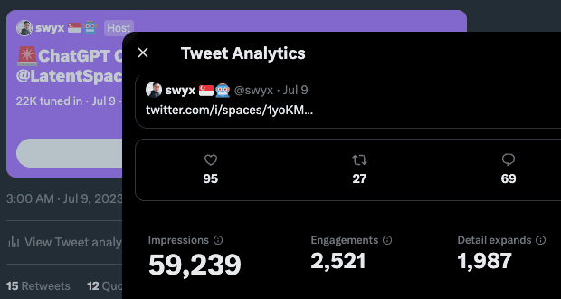 Running Developer Twitter Spaces