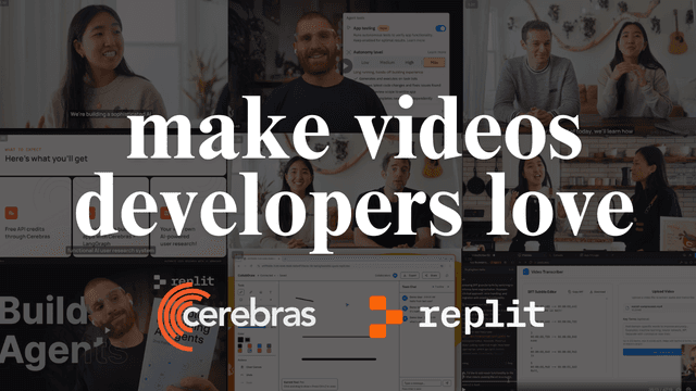 Make videos devs love